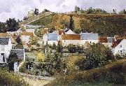 Camille Pissarro Pang plans Schwarz, tiare slopes oil painting on canvas